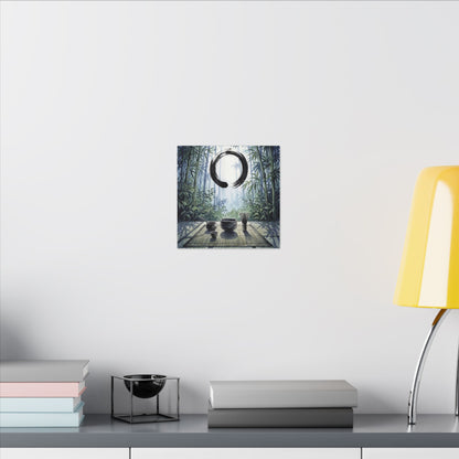 Seijaku Tea Ceremony Canvas Art - Zen Enso