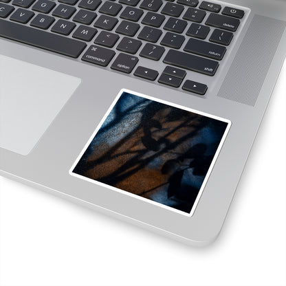 Luxurious Shadow Play Sticker - Moody Minimal Dark Japandi