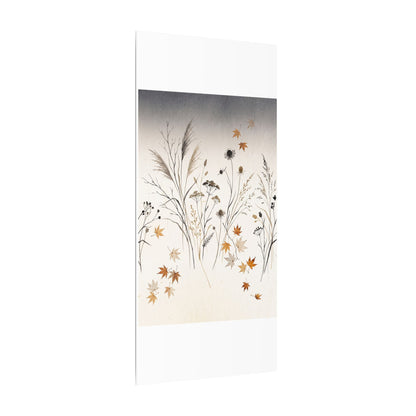 Dawn Dried Flowers Canvas Art - Japandi Kanso