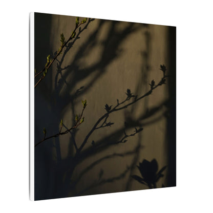 Seijaku Shadow Play Canvas Art - Dark Japandi Charcoal Ink