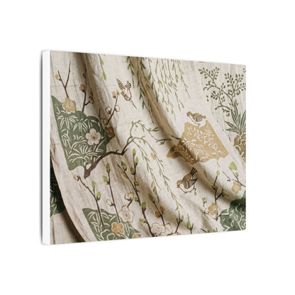 Silk Drape Canvas Art | Spring Japandi Japanese Pattern Art