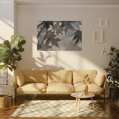 Shadow Play Texture Canvas Art | Cozy Japandi Art