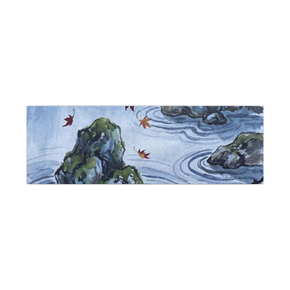 Rock Garden Autumn Canvas Art | Zen Tranquil Design