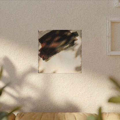 Ink Brushstroke Canvas Art | Summer Dark Japandi Moody Minimal Art