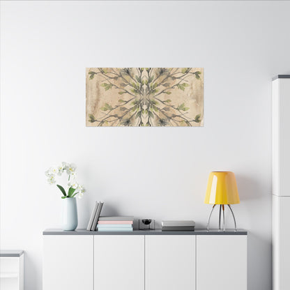 Shibui Shadow Play Canvas Art - Japandi Watercolor