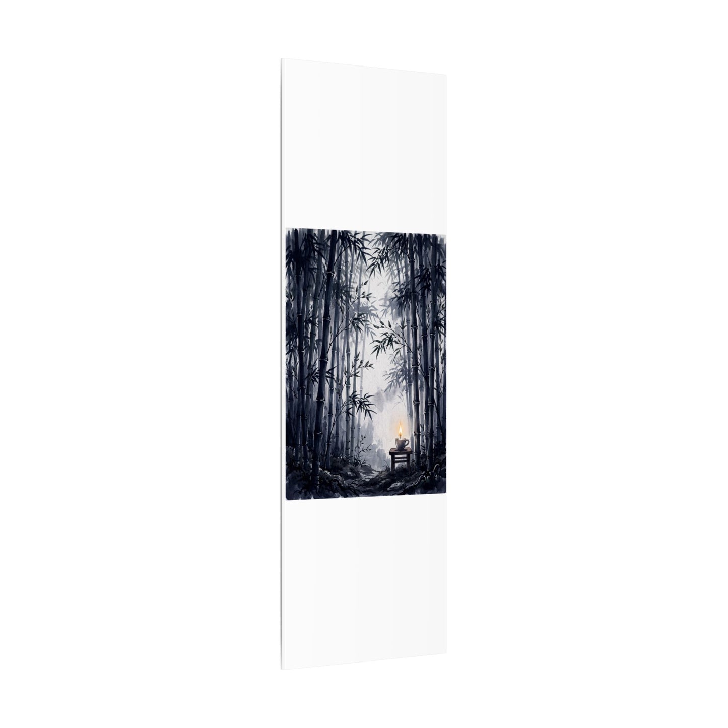 Tranquil Bamboo Grove Canvas Art - Sumi E Zen