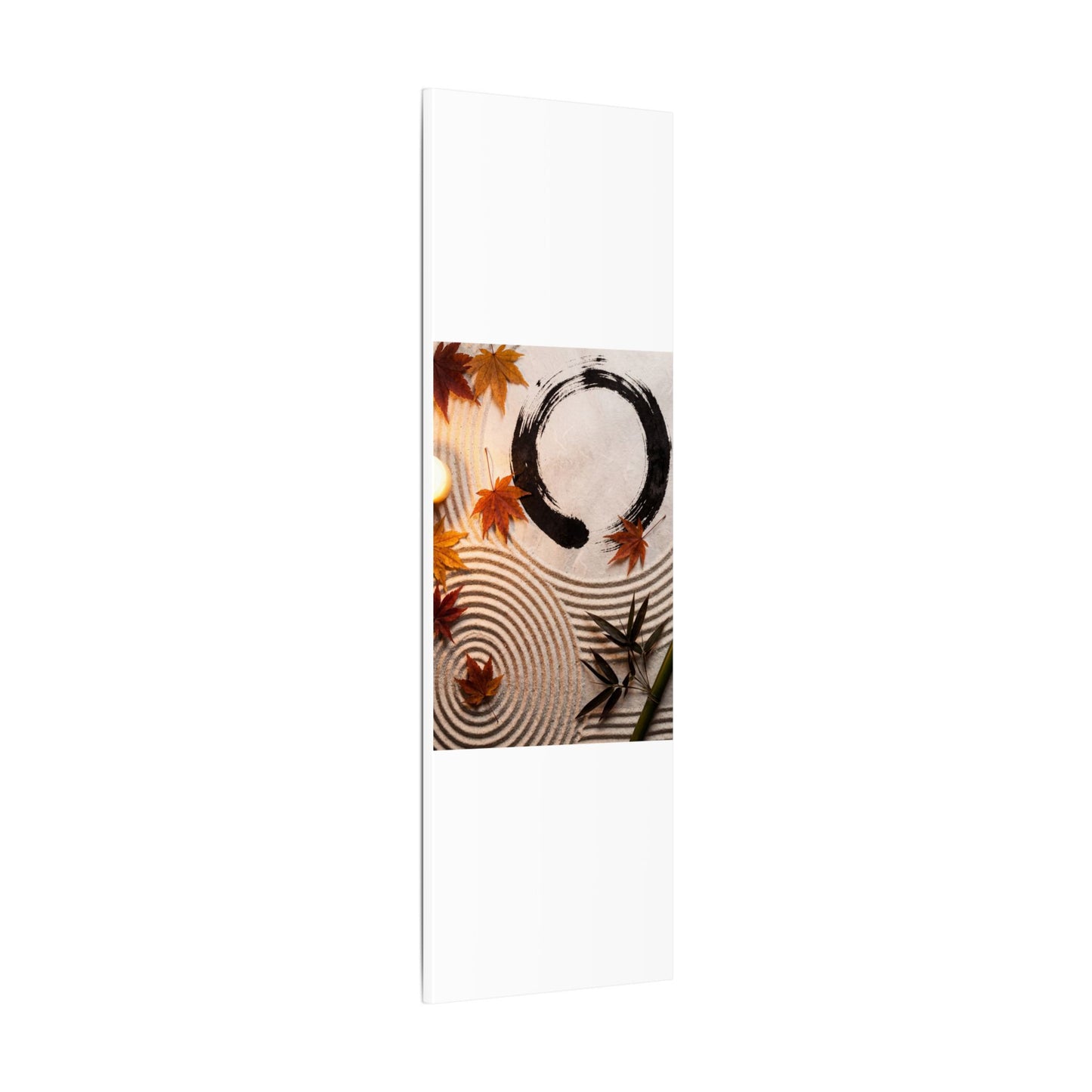 Tranquil Rock Garden Canvas Art - Enso Zen