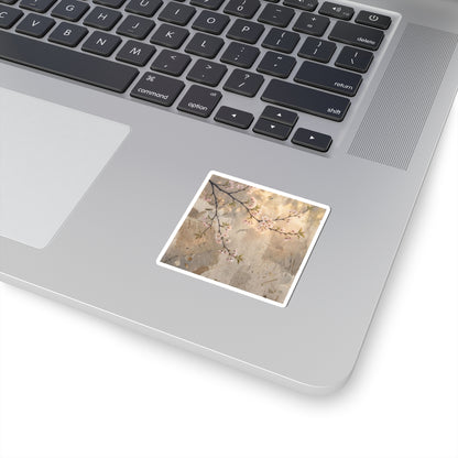 Cherry Blossom Sticker | Summer Japandi Texture Art