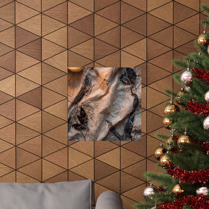 Silk Drape Texture Wall Art Print | Warm Japandi Art