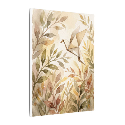 Fukinsei Paper Fold Canvas Art - Japandi Watercolor
