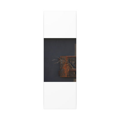Ma Rust Patina Canvas Art - Dark Japandi Dark Texture