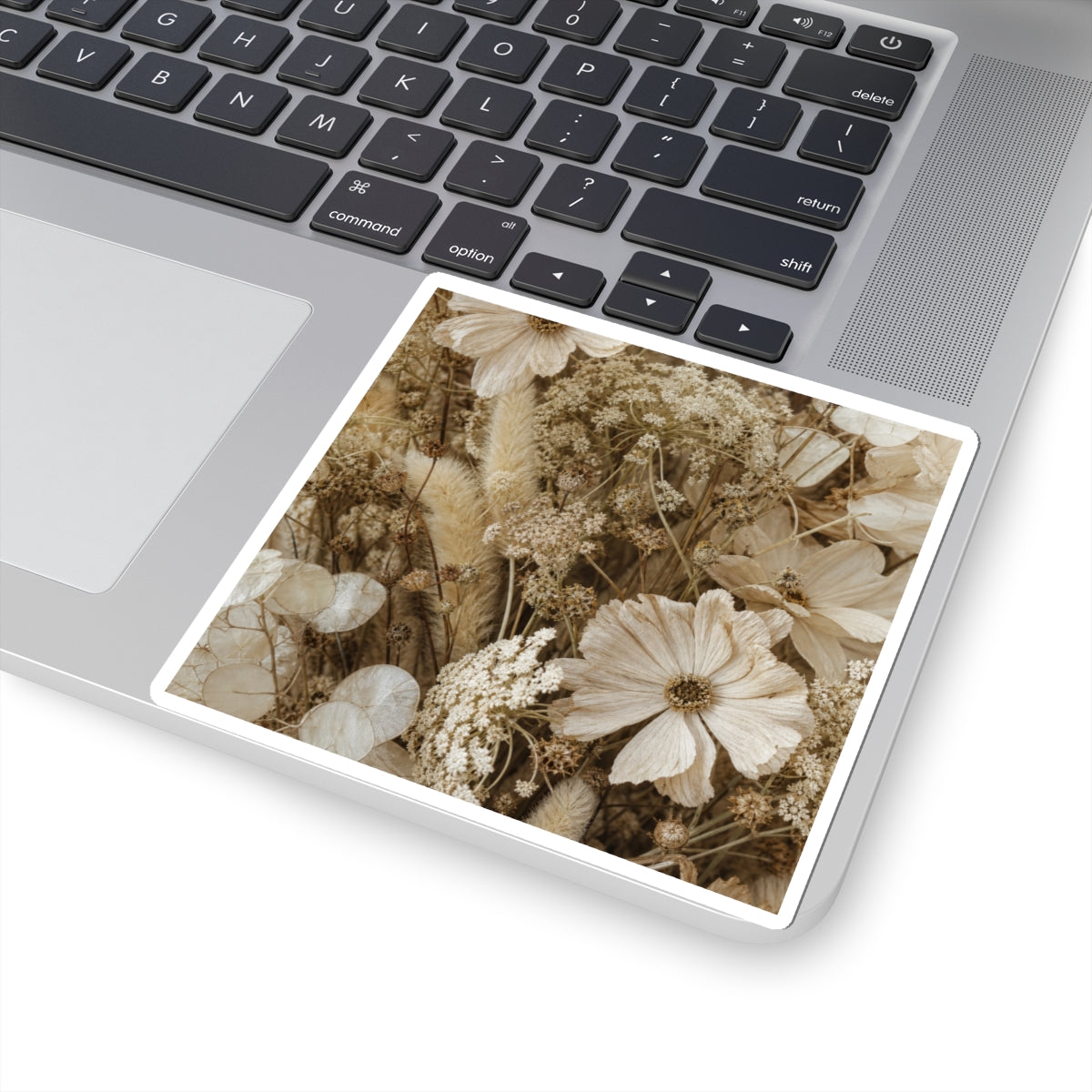 Summer Dried Flowers Minimal Line Sticker | Neutral Decor