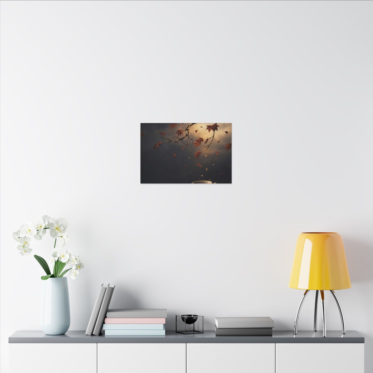 Moonlit Garden Gold Repair Canvas Art | Beautiful Kintsugi Art