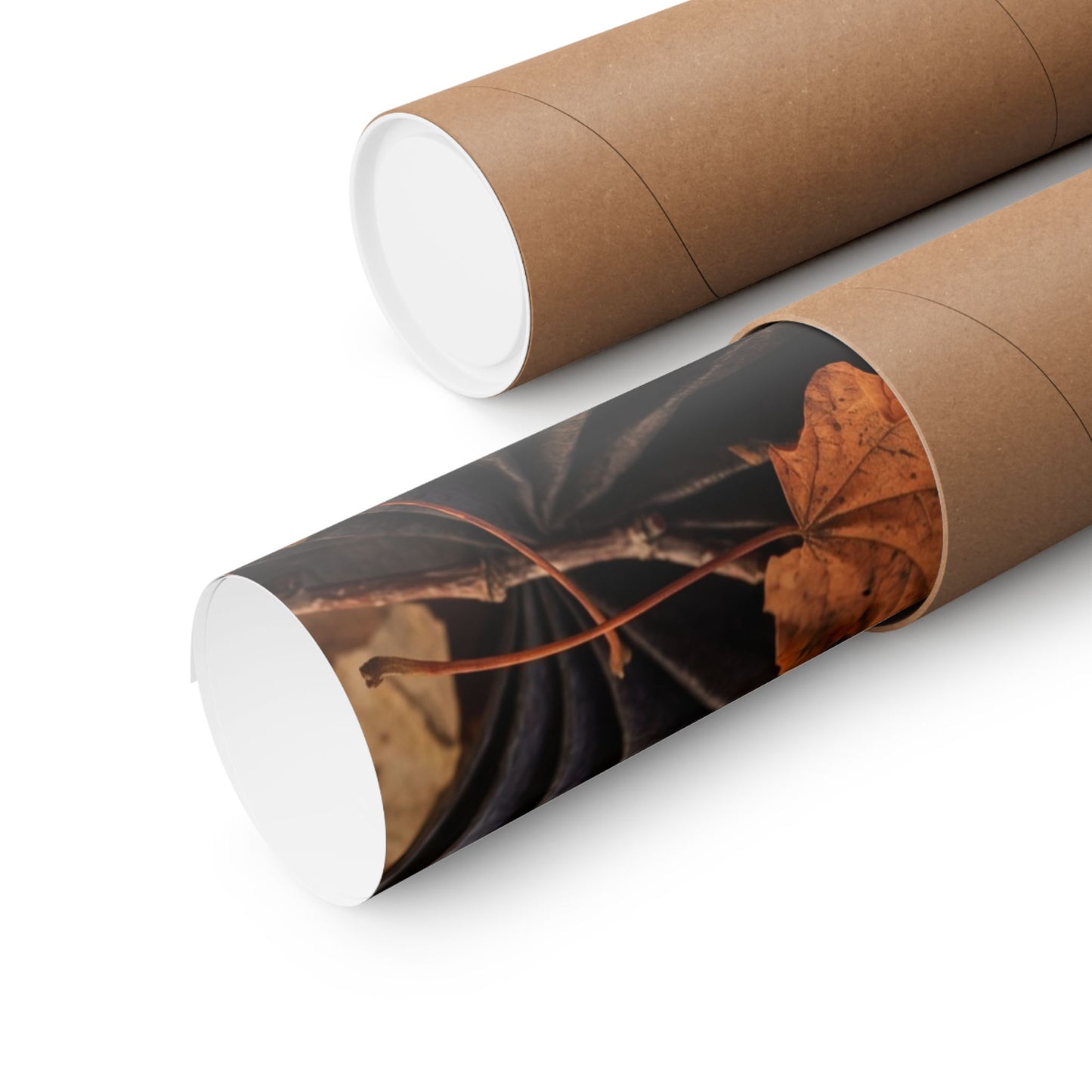 Paper Fold Wall Art Print | Autumn Japandi Texture Art