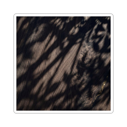 Dark Japandi Shadow Play in Dappled | Shadow Zen Sticker