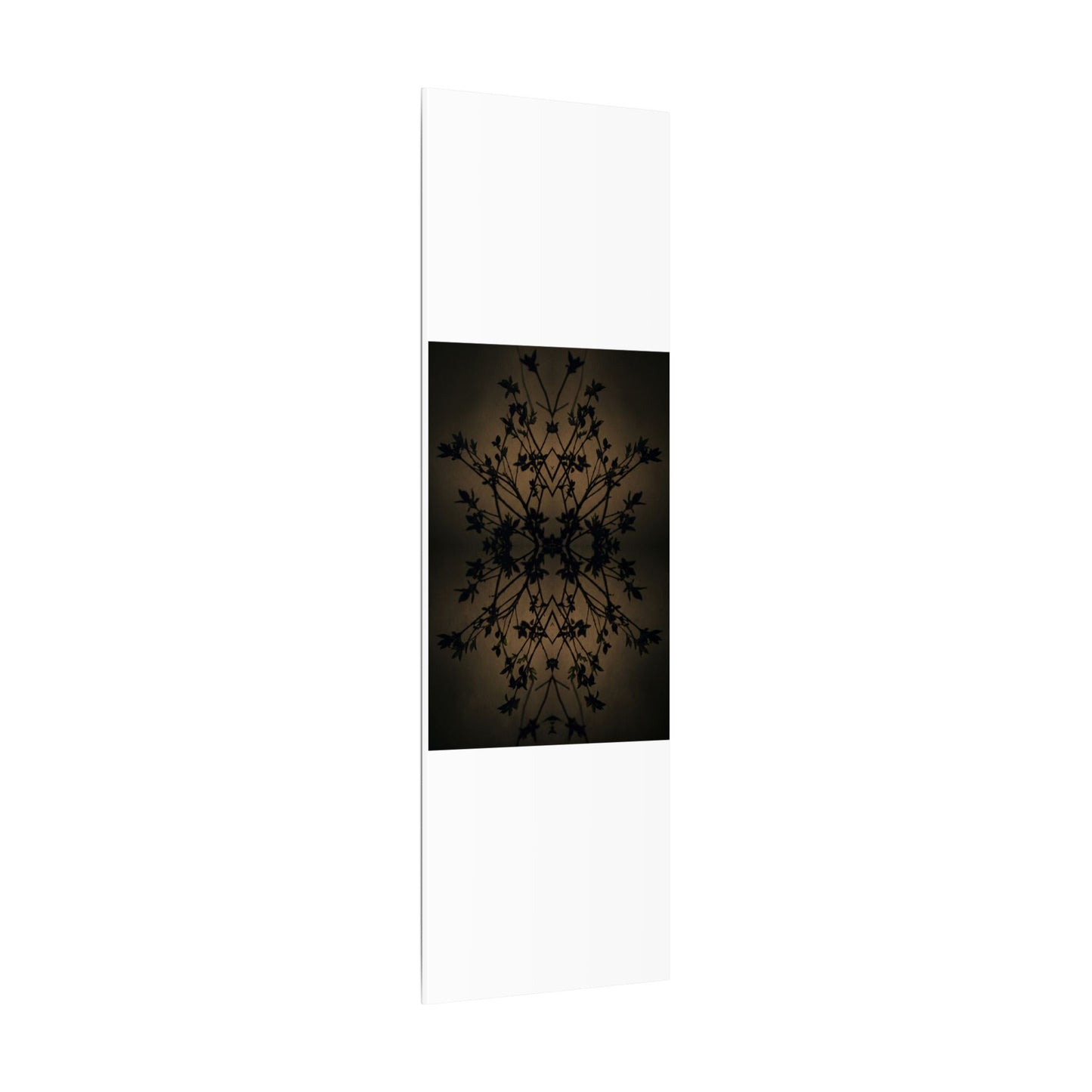 Golden Hour Shadow Play Canvas Art - Dark Japandi Seijaku