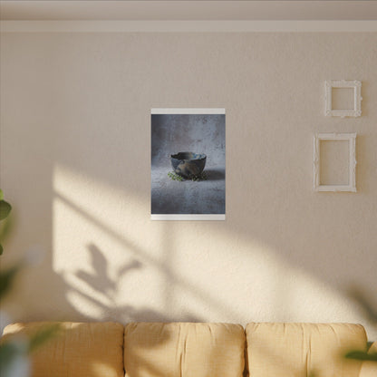 Ceramic Bowl Spring Canvas Art | Japandi Warm Design