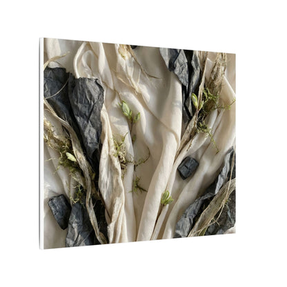 Spring Silk Drape Texture Canvas Art | Warm Decor