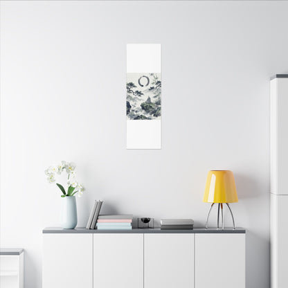 Zen Sumi-e Canvas Art