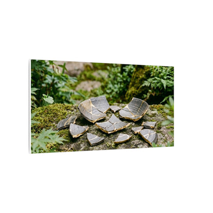 Summer Broken Pottery Gold Repair Canvas Art | Resilient Decor