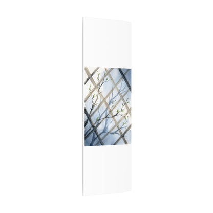 Shoji Screen Canvas Art | Spring Japandi Watercolor Art