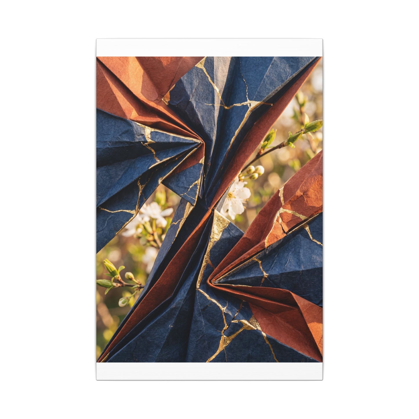 Spring Ceramic Bowl Watercolor Canvas Art | Warm Decor