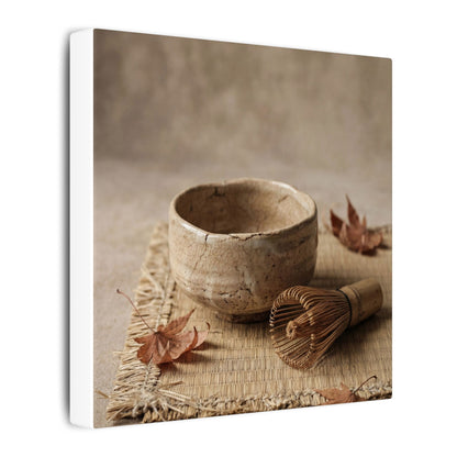 Ma Tea Ceremony Canvas Art - Japandi Texture