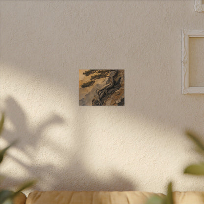 Summer Pine Tree Texture Canvas Art | Cozy Decor