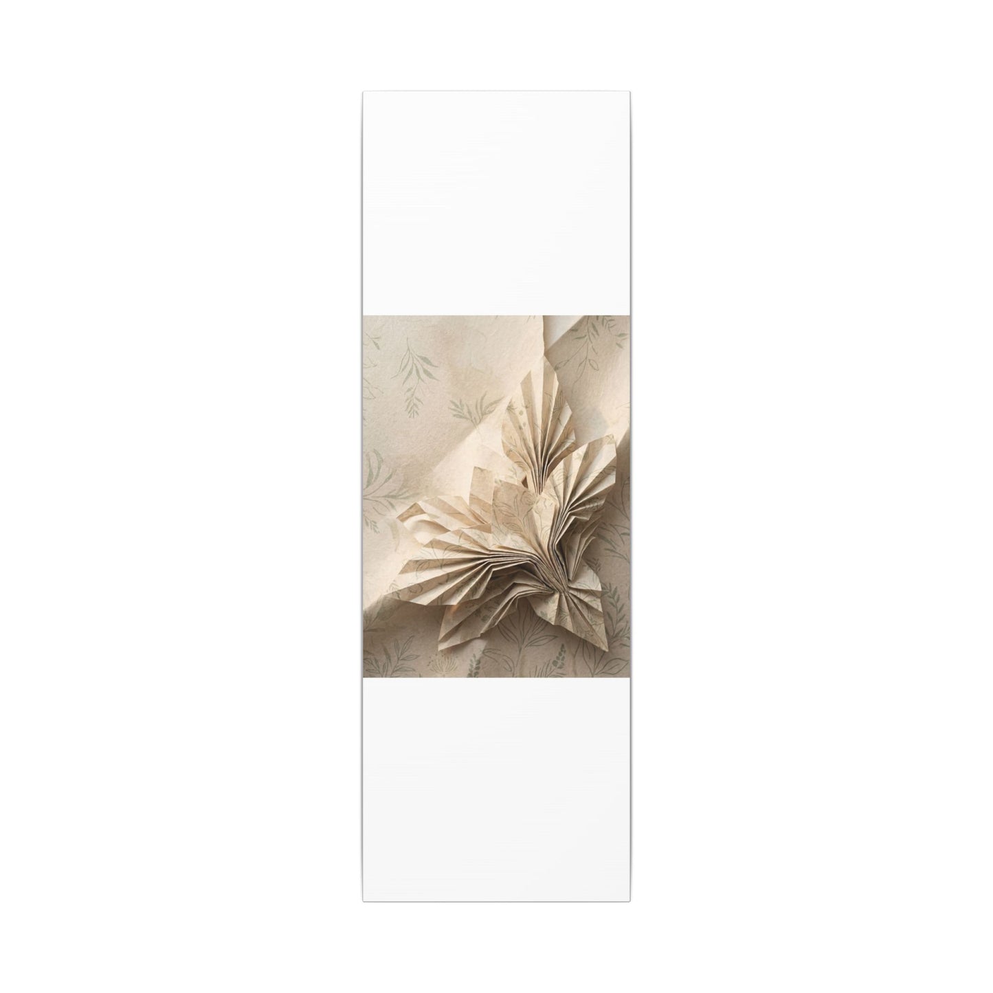 Paper Fold Summer Canvas Art | Japandi Neutral Design