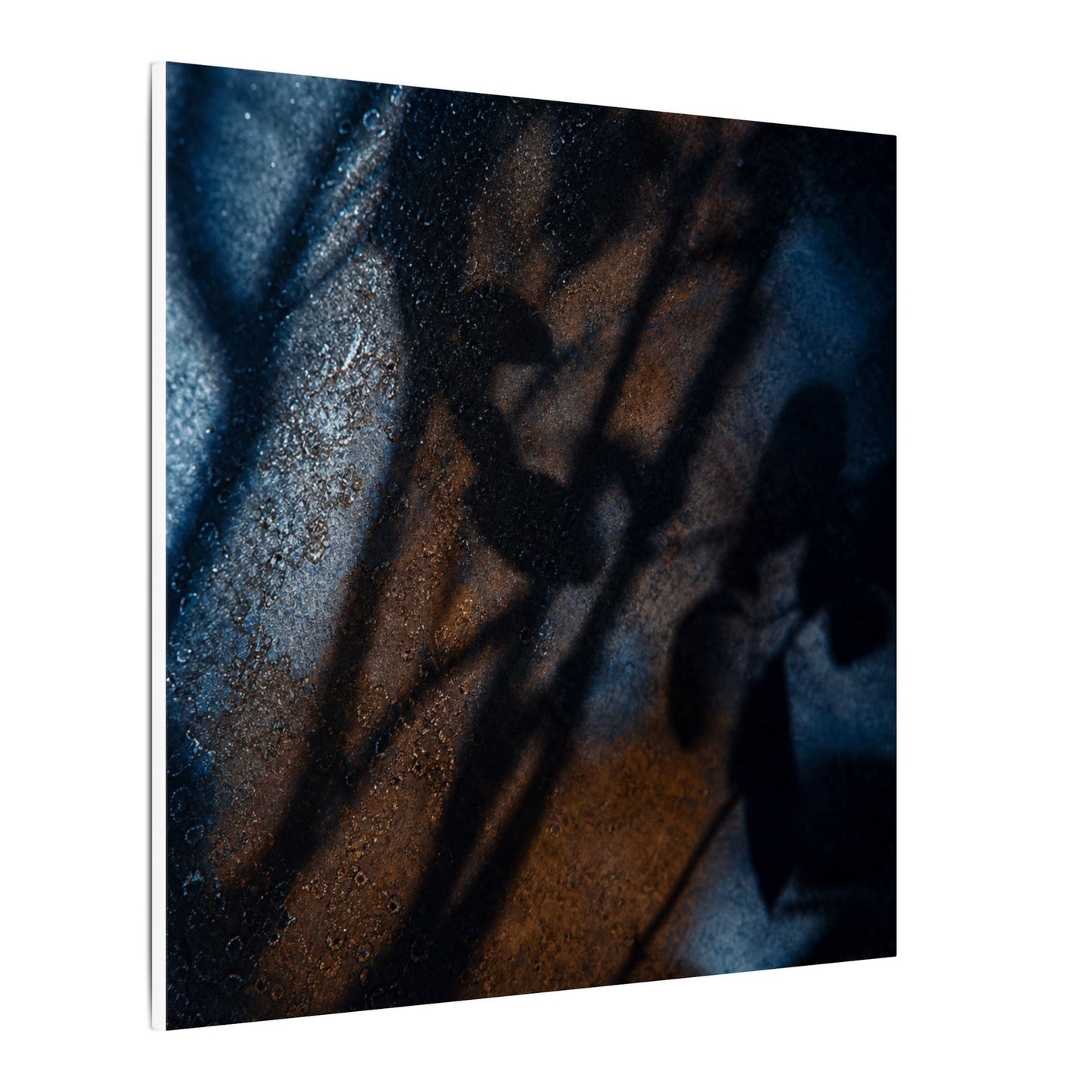 Moonlight Shadow Play Canvas Art - Dark Japandi Ma