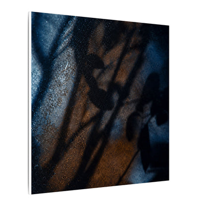 Moonlight Shadow Play Canvas Art - Dark Japandi Ma