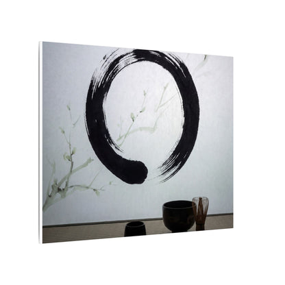 Tea Ceremony Enso Canvas Art | Peaceful Zen Art