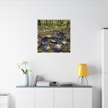 Philosophical Broken Pottery Canvas Art - Broken Beauty Kintsugi