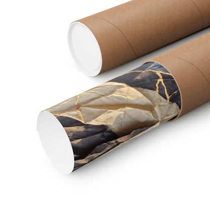 Paper Fold Summer Wall Art Print | Kintsugi Beautiful Design