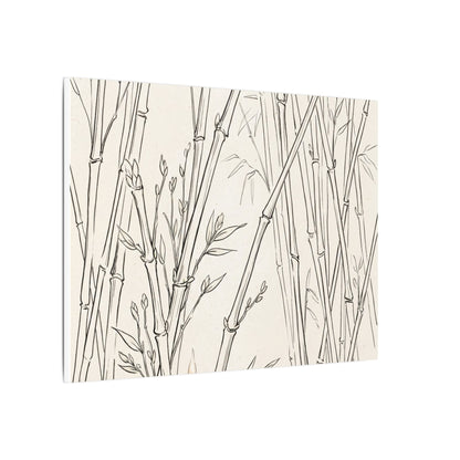 Candlelight Bamboo Grove Canvas Art - Japandi Fukinsei