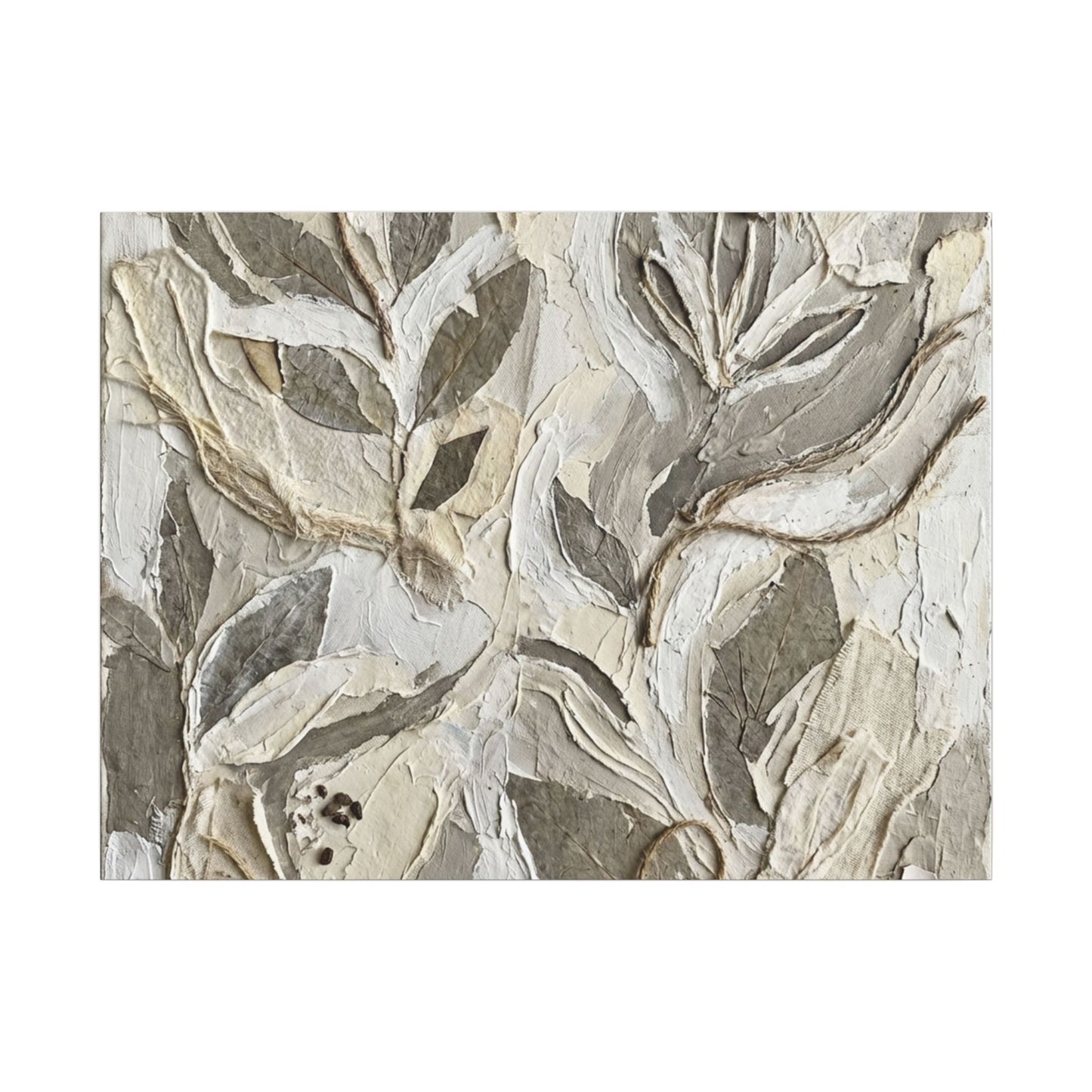 Japandi Textured Canvas Art Art Print