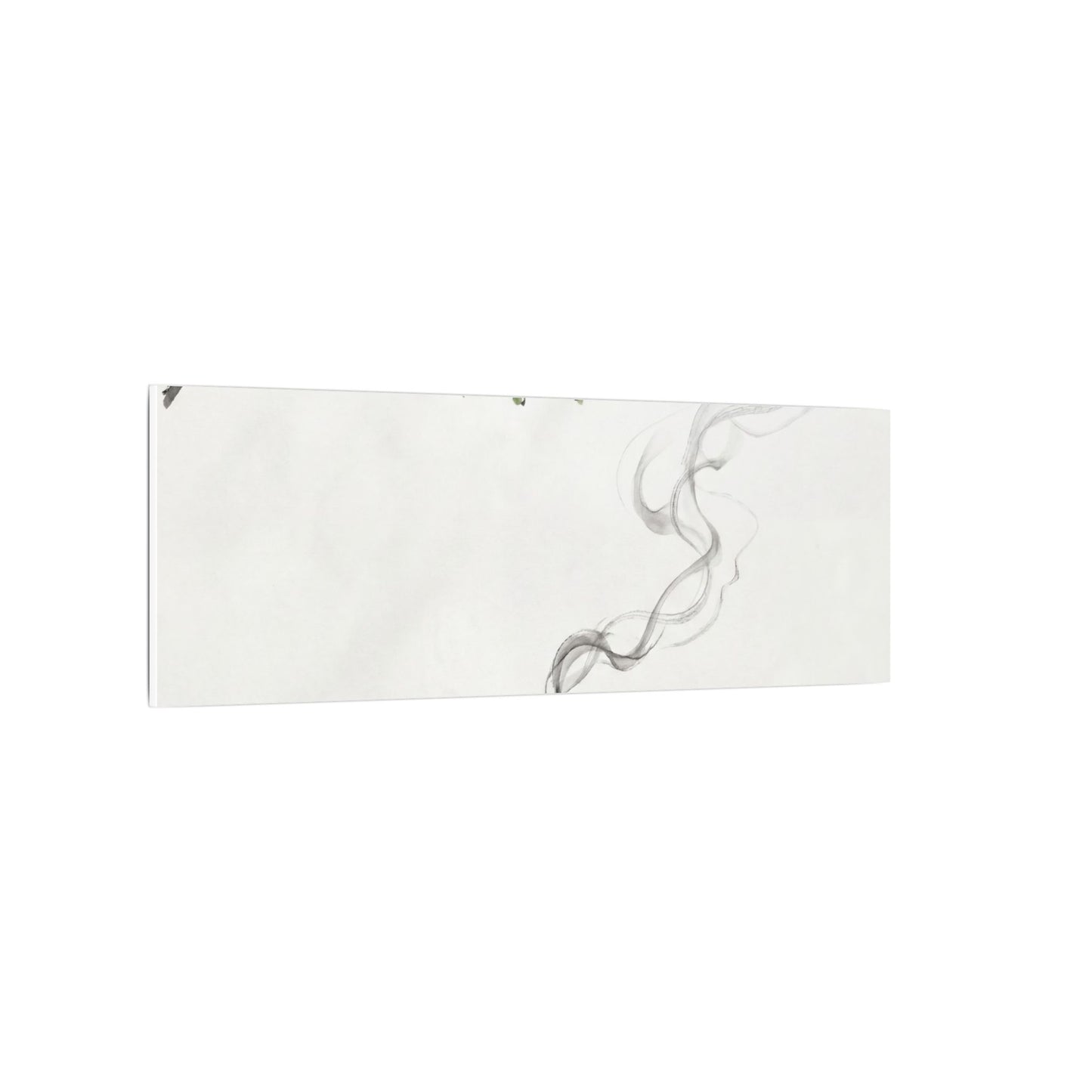 Calm Incense Smoke Canvas Art - Sumi E Zen