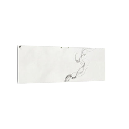 Calm Incense Smoke Canvas Art - Sumi E Zen