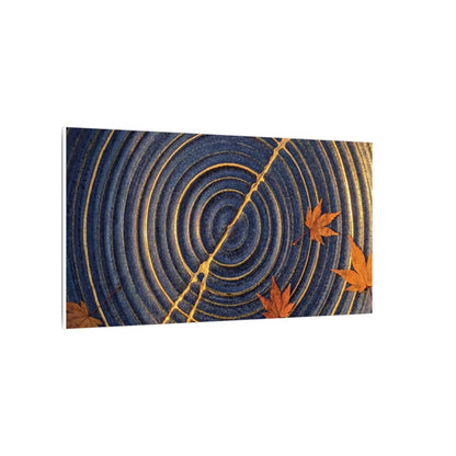 Water Ripple Gold Repair Canvas Art | Healing Kintsugi Art
