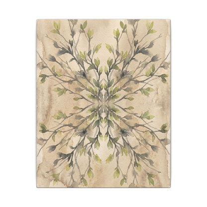Shibui Shadow Play Canvas Art - Japandi Watercolor