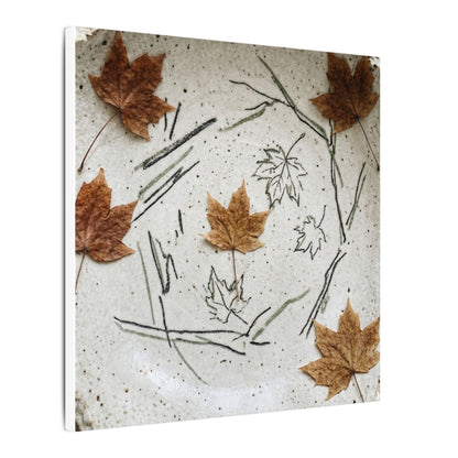 Ceramic Bowl Autumn Canvas Art | Japandi Elegant Design