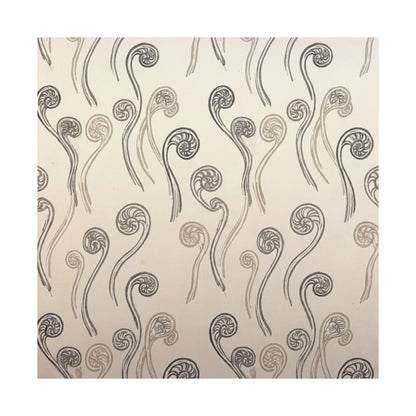 Fern Unfurling Wall Art Print | Summer Japandi Japanese Pattern Art