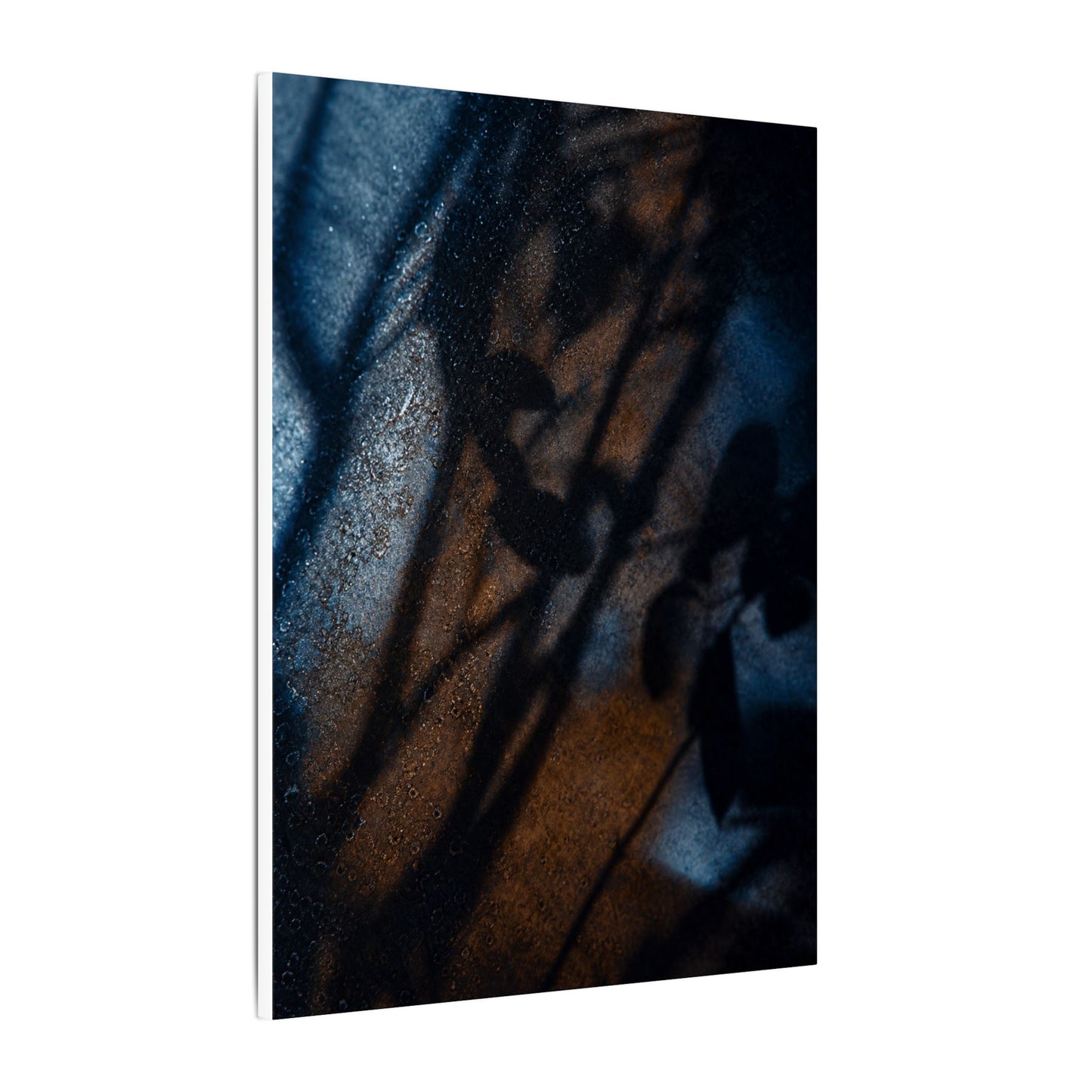 Moonlight Shadow Play Canvas Art - Dark Japandi Ma