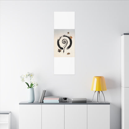 Fern Unfurling Autumn Canvas Art | Zen Peaceful Design