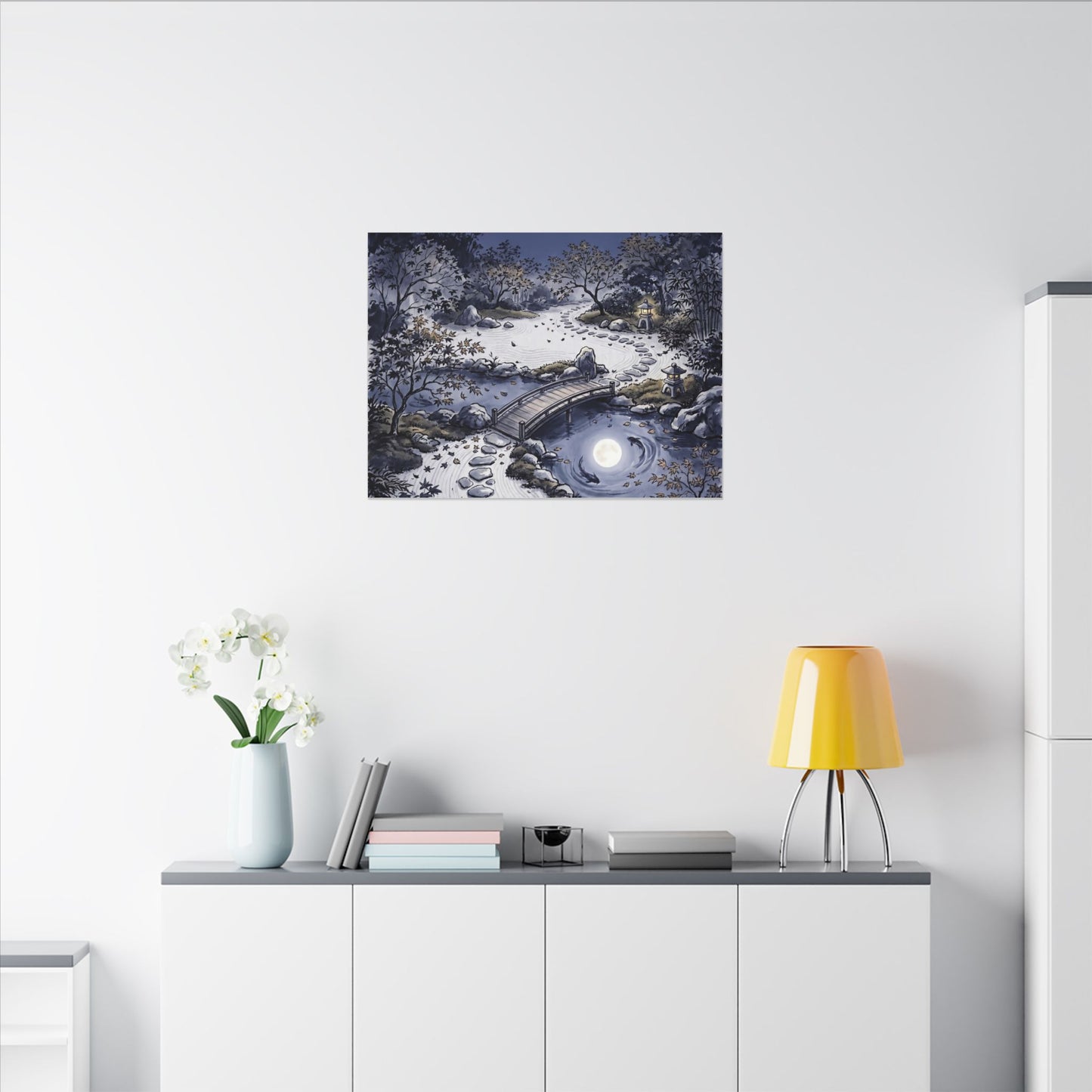 Torii Gate Enso Canvas Art | Contemplative Zen Art