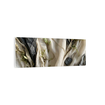 Spring Silk Drape Texture Canvas Art | Warm Decor