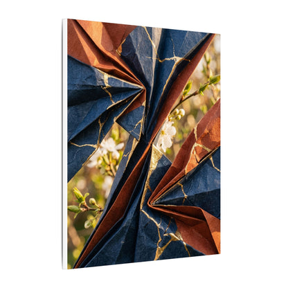 Golden Hour Paper Fold Canvas Art - Kintsugi Ma