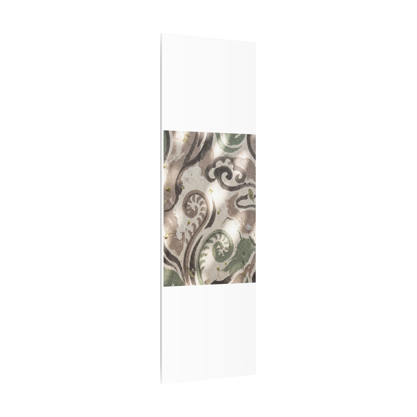 Dappled Ink Brushstroke Canvas Art - Japandi Ma