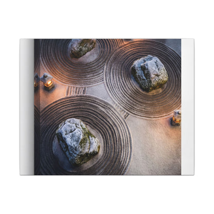Candlelight Rock Garden Canvas Art - Japandi Ma Art Print