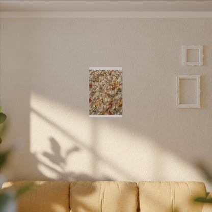 Resilient Paper Fold Canvas Art - Gold Repair Kintsugi